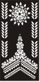 1 Design Sheet Mehndi Papers Stencils. 