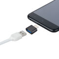 2Pcs High Speed Male to Female Type-C to USB OTG Converter for Flash Drive Mouse. 