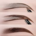 Eyebrows Drawing 2 in 1 Waterproof Eyebrow Pencil - Eyebrow Pencil + Brush - DARK BROWN SHADE - Wahab Products. 