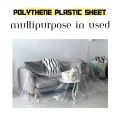 Polythene Plastic Dust Sheet Cover DIY Decorators Painting Decorating Pure Flexible Quality | Polythene Plastic Dust Sheet Cover for DIY, Decorators & Painting - Pure Flexible Quality Protective Cover for Home & Office Renovations. 