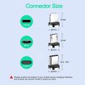 5Pcs Universal Magnetic Tips for Round Magnetic Cable Type C Micro USB Magnet Replacement Parts Mobile Phone Dust Plug Adapter. 