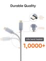 CableCreation USB C Cable 3M, Braided USB C to USB C Fast Charging Cable (60W/ 3A), Data Sync up to 480Mbps(Space Gray), Compatible with Macbook(Pro), Galaxy S10/S9/S9+, Pixel XL 2XL, etc. 