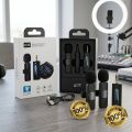 K35 Single Collar Wireless Lavalier Microphone | Clip-On 3.5mm Lapel Mic for Smartphone, Camera, Vlogging & Recording. 
