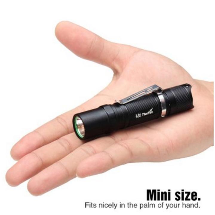 TG06S flashlight with battery and charging slot