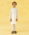 Sapphire Kids - Boys Embroidered Cambric Kurta. 