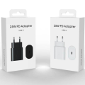 25W Charger with cable Usb Type C Fast Charger Pd Wall Power Adapter 25W Super Fast Charger with Type C to Type C Cable And Without Cable Pd Charger For all Mobile Phone. 