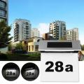 House Numbers Solar Powered Address Numbers For Houses LED Illuminated Address Sign Outdoor Lighted Metal Number Plaque Light Up For Yard Street. 