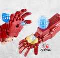 Rechargeable Iron Man Gel Blaster Hand Launcher - Ultimate Blaster Gun with Soft Rubber Bullets for Safe, Fun Shooting Toy. 