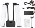 Professional Grade Flexible Double Arms LED Fill Light - Bi-color Dimmable Beauty Video Lights with 3200K-4500K-5600K, 3 Lighting Modes, 45W Power, and Phone Holder for Portrait Photography, Live Streaming, Vlogging, and Makeup. 