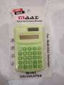 MAAZ Mini Cute Calculator 8 Digits Display Solar & Battery Dual power portable. 