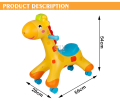 learning fun 2 in 1 Rocker & scoot rocking tunes giraffe. 