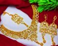 Karachi Collection Golden Crystal Girls Jewellery Set For Women Trendy Fashion All Colours Available.. 
