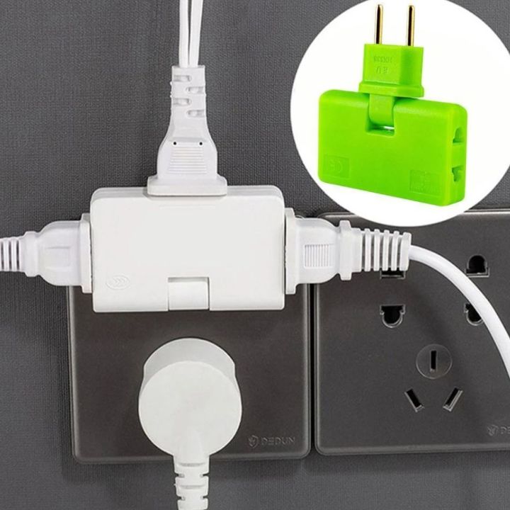 180 Degree Rotatable Wireless One Turn Three EU Extension Plug Converter Travel Home Mini Portable Outlet Adapter Socket