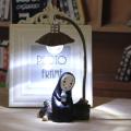 Spirited Away Kawaii No Face Male Nightlight Resin Handicraft Bedroom Lamp. 