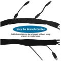 45 Inch Long Water Proof Power Cable Wire Cord Tie Holder Organiser Management leeds cable adapter Sleeve. 