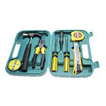 9 Pcs Tools kits-Household Repair Tools Kit - Home Use Product - Hammer - Screwdriver - Measuring Tape - Electric Tester - PVC Tape - Paper Cutter - Combination Pliers - Hardware Tool Set.. 