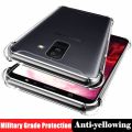 lthmy for Samsung Galaxy A6 Plus A6 2018 6.0 inch SM-A605FN A605G A605F A605GN Soft Gel Jelly Case Transparent Full Protective Anti-Scratch Resistant Back Cover Skin. 