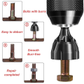 1 Piece Hex-Shank Deburring External Chamfer Tool Quick Release Deburring Chamfering Drill Bit Bolt Black Deburring Tool Fits 3-20mm. 