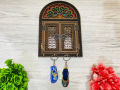 WALL MOUNTED KEY HOLDER - Antique wall decoration key holder, antique mirror for wall, Antique Home Decoration, wall hanging decoration, wall hanging mirror, Vintage Style Wall Mirror, antique door design key holder decor, unique items. 