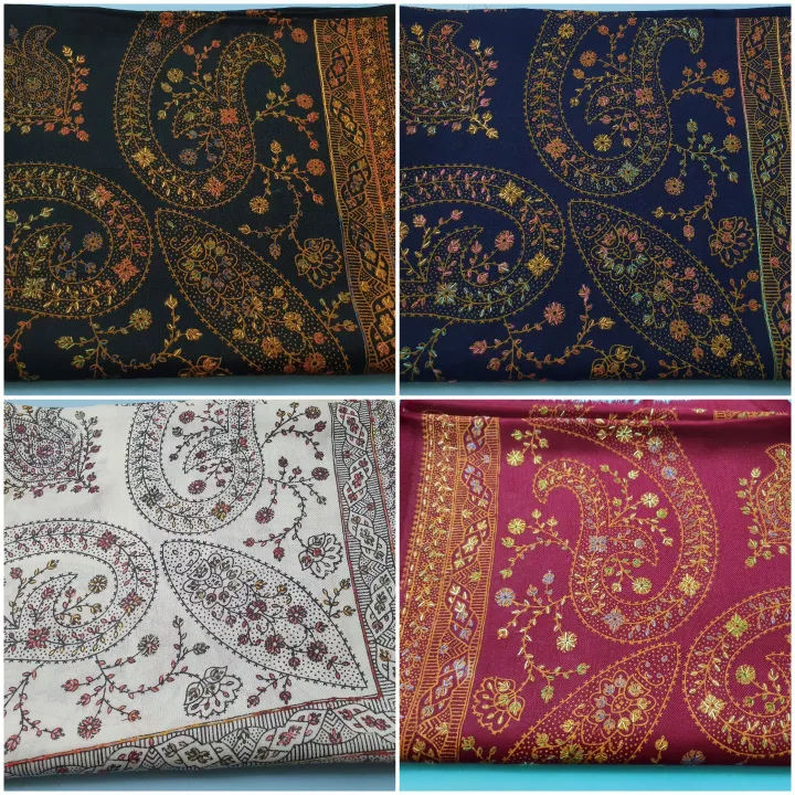 Winter%204%20border%20Kashmiri%20Hand%20Embroidered%20Shawl%20For%20Women/Girls%20-%20Image%203