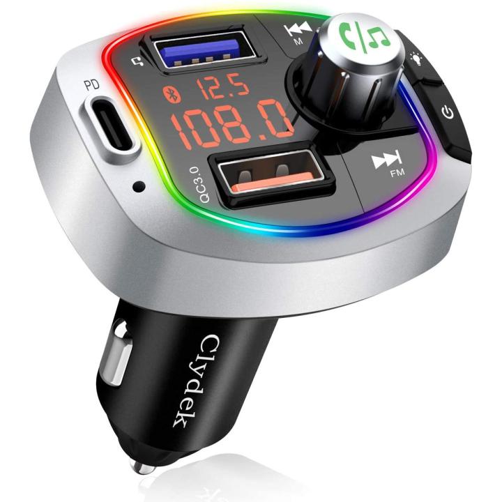 Bluetooth FM Transmitter Auto - Mit QC3.0 Ladung, Freisprecheinrichtung
