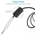 OFC Replacement Nylon Braided Cable Extension Cord For Harman Kardon CL Subaru Premium NC BT Harkar-NC Harkar-BT Headphones. 