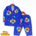 KIDS NIGHT SUIT SLEEP SUIT FOR BOYS GIRLS COTTON SHIRT TROUSER. 