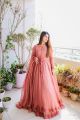 MUSHIF 3Pc Stitched Shiffon Maxi - Two Layers Border Long Flare Maxi - Frock For Girls and Women.. 