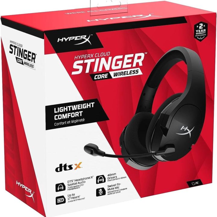 HyperX Cloud Stinger Core Wireless Lightweight Gaming Headset, Noise