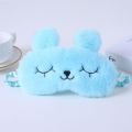 【Happier】 Cute Cartoon Rabbit Plush Sleeping Eye Mask Comfortable Sleep Mask Sleep Aid Traveing Home Shading Light Eye Cover Eyeshade. 