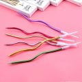 1Set Long Thin Cake Candles Metallic Birthday Candles Long Thin Candles In Holders for Birthday Wedding Party Cake Decorations. 