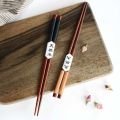Japanese Value Gift Wooden Natural Chestnut Wood Chopsticks Kitchen Tools Handmade. 