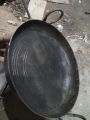 pure iron madevflat bottom karahi for making jalebi shami kabab butt karahi tawa fist fry kalahi tawa tawa keema and lot of things heavy quality easy to use easy to handle. 