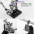 TE-805 5x Magnifying Glass With Three Handles Helping Hand Soldering Iron Stand Repinring Tool. 