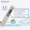 2 in 1 Water Quality Analyzer Monitor TDS TEMP Meter Tester Thermometer Tester Filter Pen, Accuracy Testing Water Quality for Drinking Water Purity Test, Swimming Pools, Aquariums, RO System Etc.. 