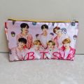 BTS Digitally printed Pencil Cases - BTS Pouch in different designs - Pencil Box. 