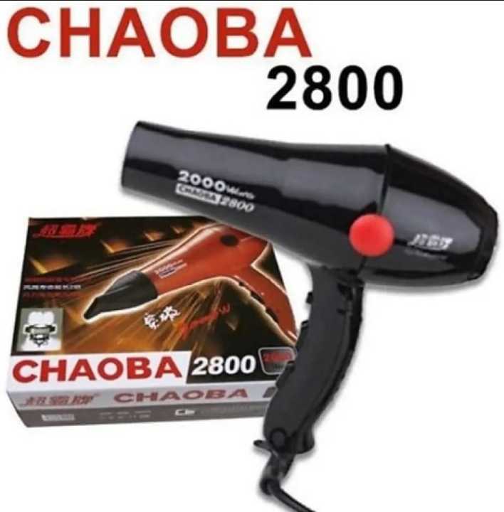 CHAOBA 2000 Watts Professional Hair Dryer 2800 (Black)