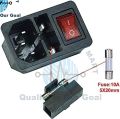 3 Pin IEC 320 C14 Inlet Male Plug Power Socket Rocker Switch With Fuse Holder In Pakistan. 