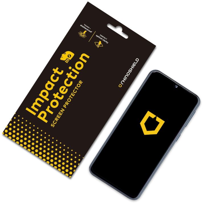 RhinoShield Impact Protection Screen Protector – Samsung Galaxy A40 Front Only – Transparent