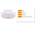 BIZOE EW-63C Camera Lens Hood For Canon 18-55 STM Lens Camera 800D/760D/750D/700D/200D/100D/White/Black Accessories 58mm. 