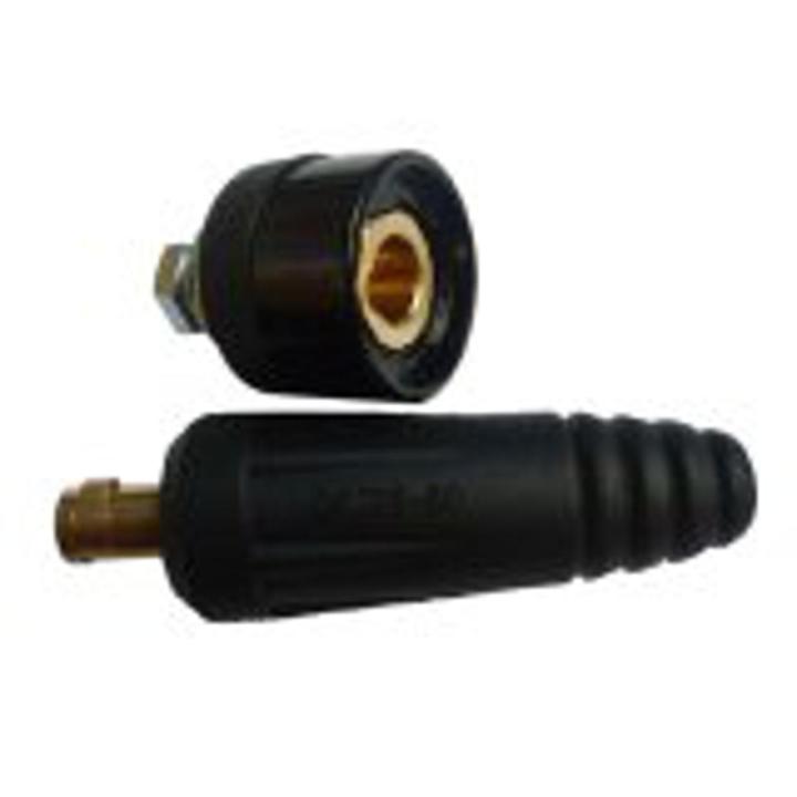 DKJ10-25 Cable Plug Welding Male Connector color:Black - intl
