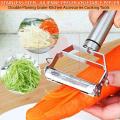 Stainless Steel Julienne Peeler with Vegetable Slicer. 
