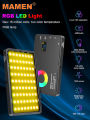 MAMEN M1SE 8500K RGB LED Light 4000mAh For Camera Phone Selfie Portable Pocket Mini Photography Lights Vlog For Video Live. 
