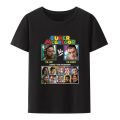 Jack Black School of Rock Vs Tenacious D Print T Shirt Roupas Masculinas Casual Camisetas Mens Women Fashion Hipster Streetwear. 