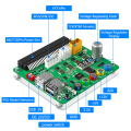 Power Supply Breakout Board Adjustable Voltage Knob 3.3V/5V/12V /USB2.0/QC2.0/3.0/12V for /// PSU Easy Install Easy to Use. 