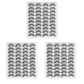60 Pairs 3D Chemical Fiber Lashes Natural False Eyelashes Dramatic Volume Lashes Makeup Extension Eyelashes. 