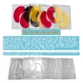 12/24Pcs Eye Mask Mould DIY Skin Care Self-made Eye Mask Mold Reusable PVC Makeup Making Tool Eye Patch Skin Pad Mould Tray. 