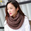 Women Lady Scarf Scarves Neckerchief Knitting Keep Warm Loops Winter Soft Solid Color(Red Int: One size)（available）. 