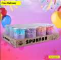 4 Big PIECEs-KERNELPOP SPUN FUN CANDY FLOSS, Mix 12g-(Pack Of Six -6).. 
