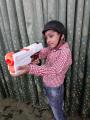 NERF SWAT Outdoor Activity Protective Helmet Toy Black. 